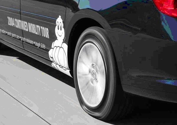 Anvelope michelin sustinute de un sistem auxiliar Anvelope michelin sustinute de un sistem auxiliar